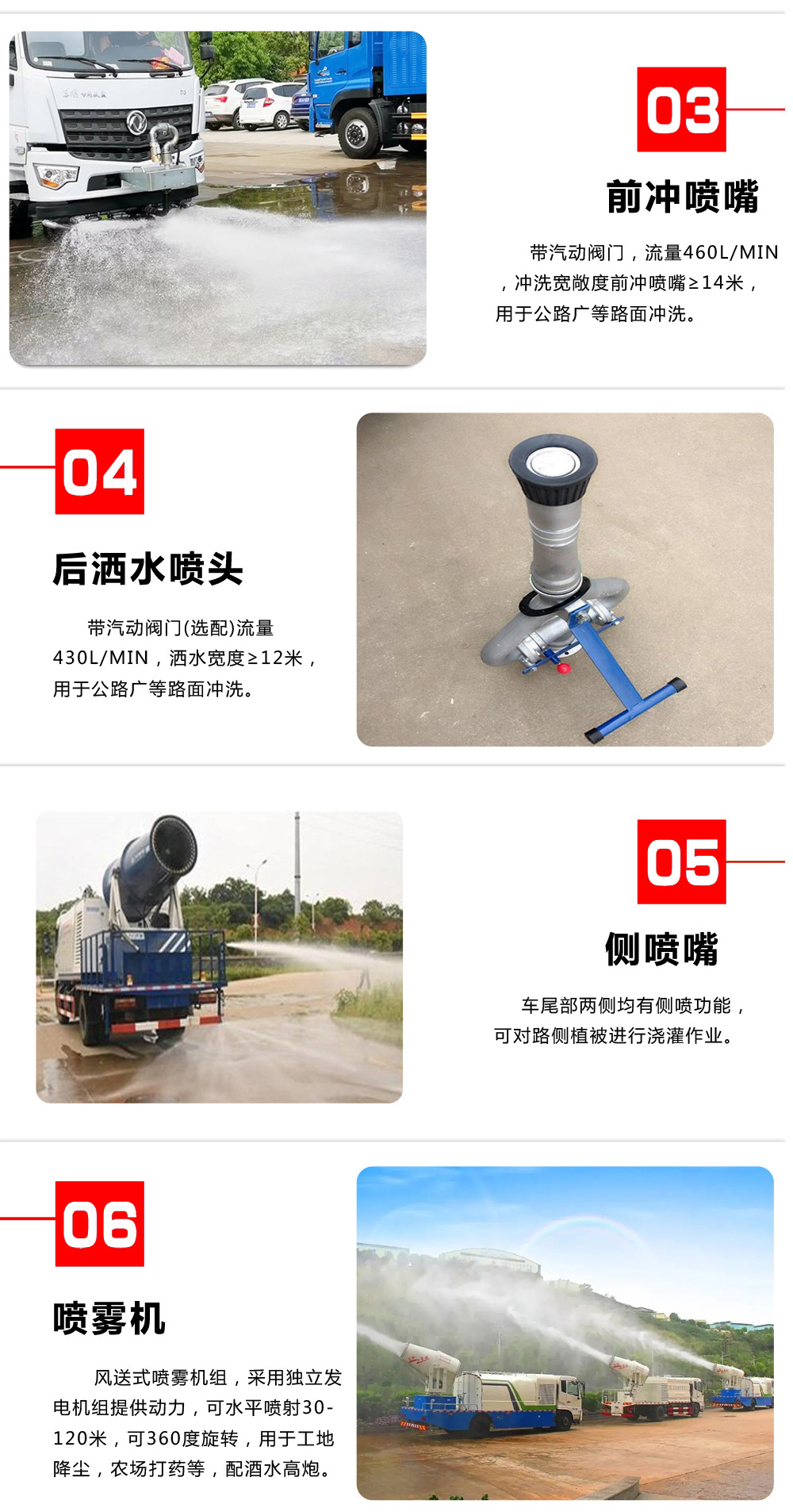 东风小多利卡5吨喷雾洒水车