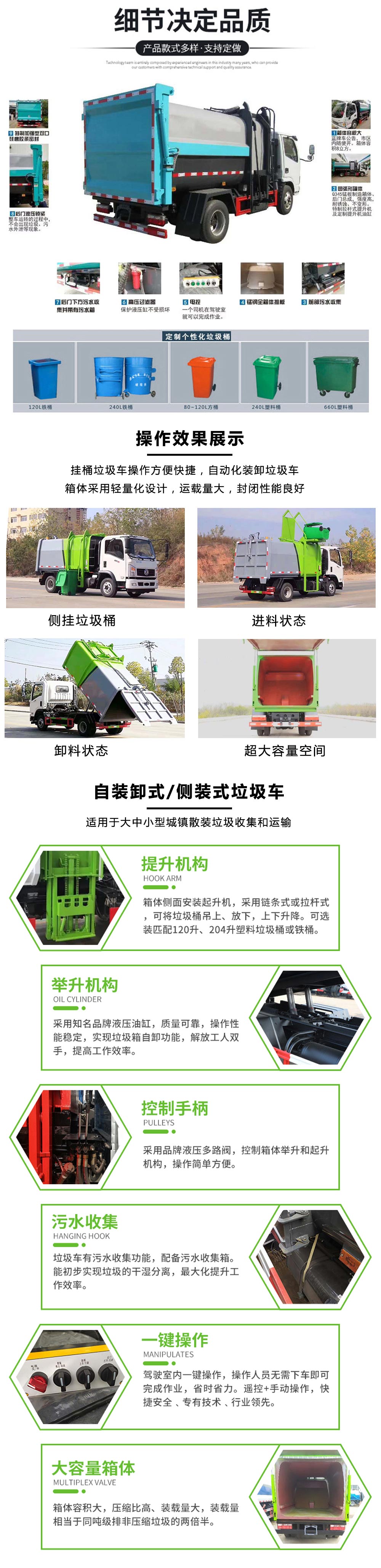 东风7方无泄漏压缩垃圾车