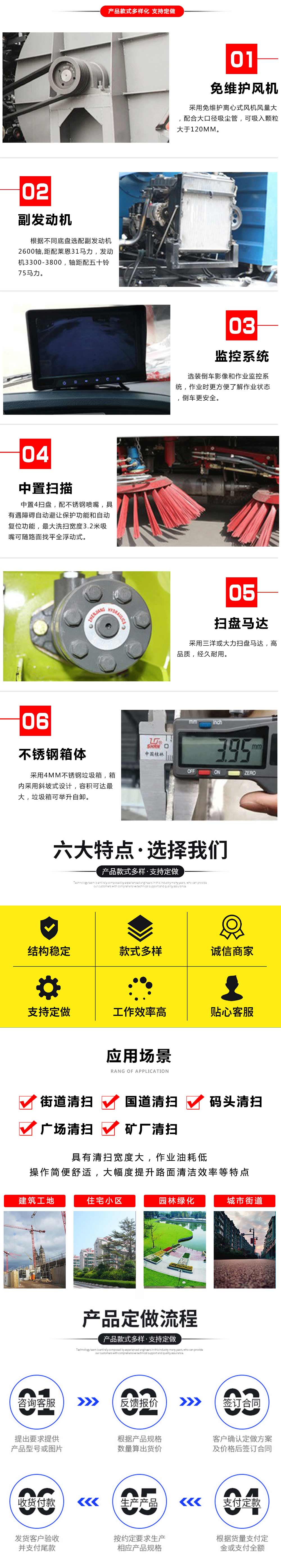 东风多利卡5吨扫路车国六
