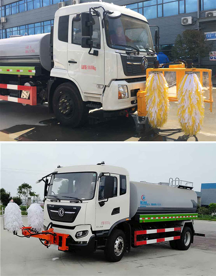 东风天锦护栏清洗车