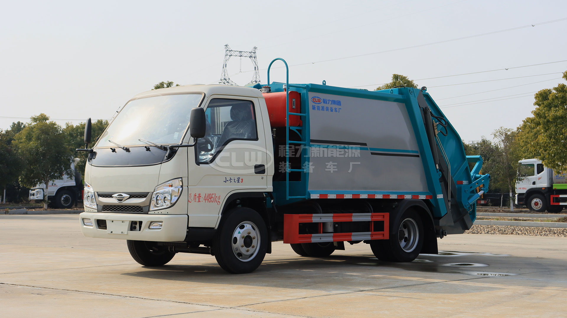 5.8方福田小‬卡之星3压缩垃‬圾车