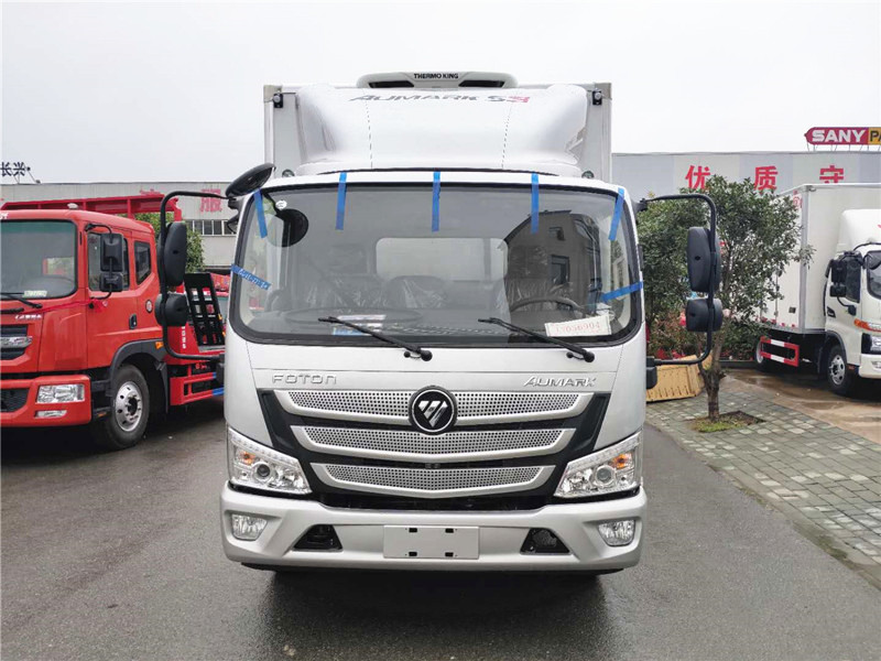 福田欧马可冷藏车156马力肉钩