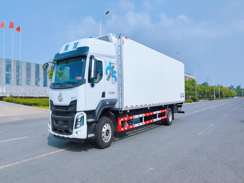 柳汽乘龙大单桥9.6米冷藏车
