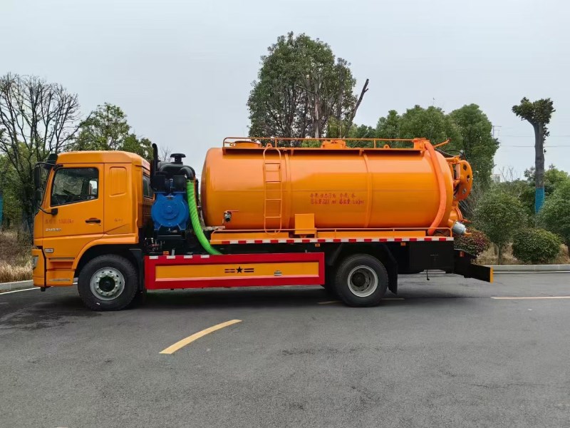 陕汽德龙L5000清洗吸污车