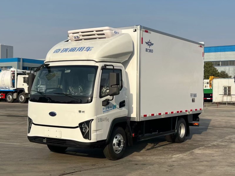 开瑞零米4米2纯电动冷藏车（100.46度电机170KW）