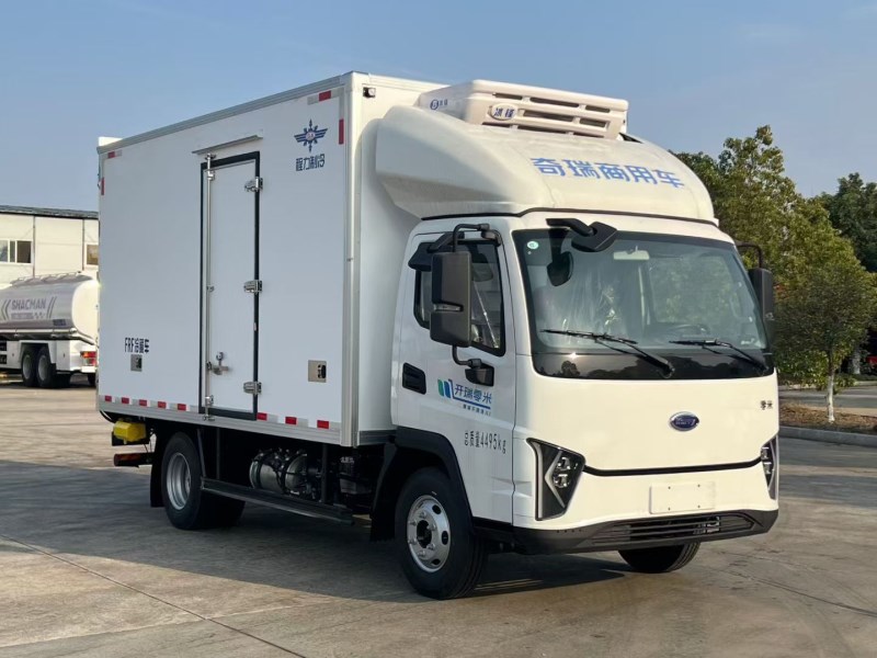 开瑞零米4米2纯电动冷藏车（100.46度电机170KW）