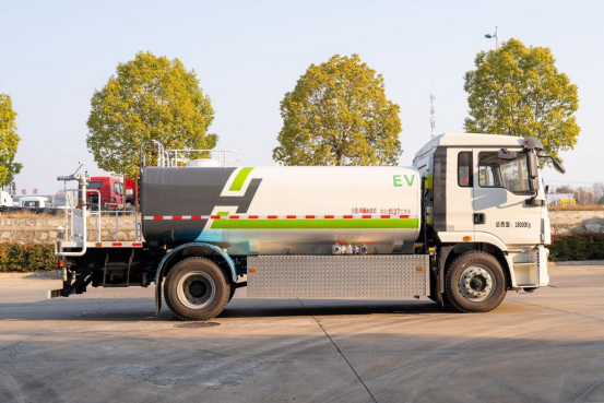 12方陕汽德创纯电动绿化喷洒车