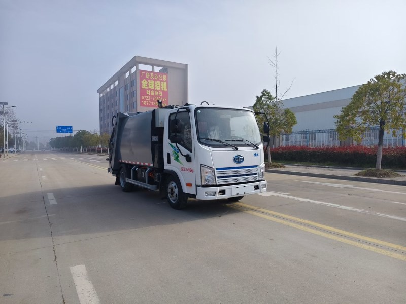 解放虎VR纯电6方压缩垃圾车