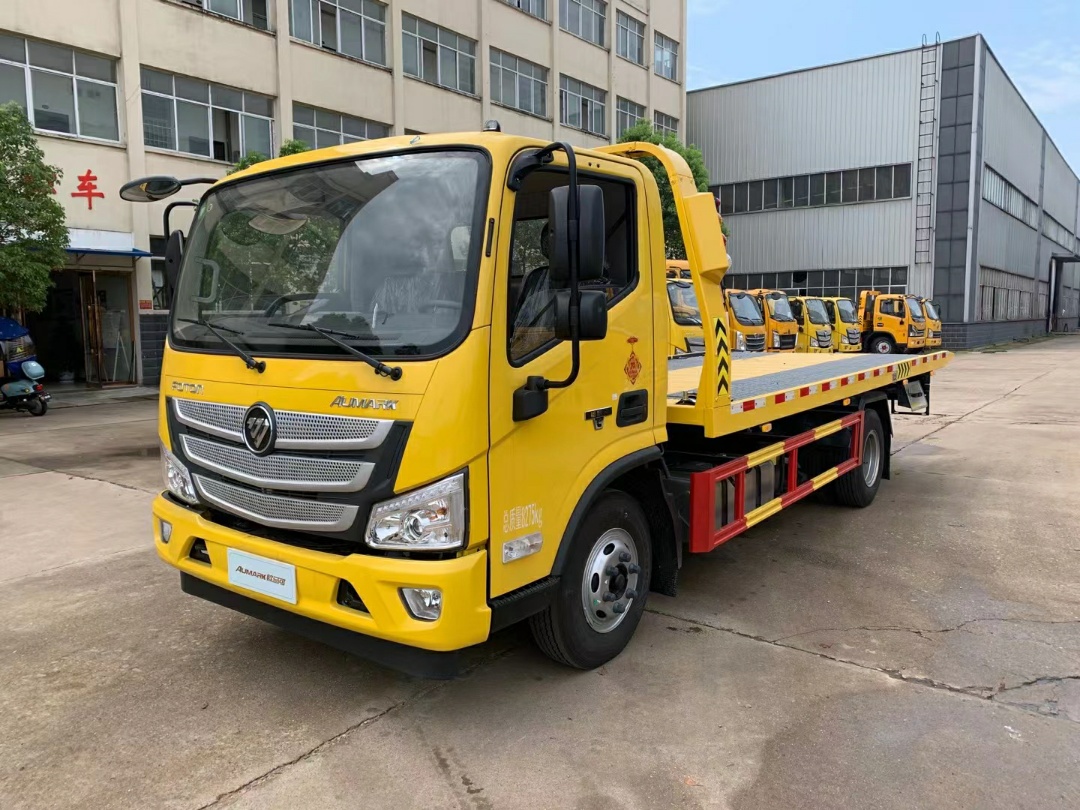 解放J6L黄牌一拖二清障车