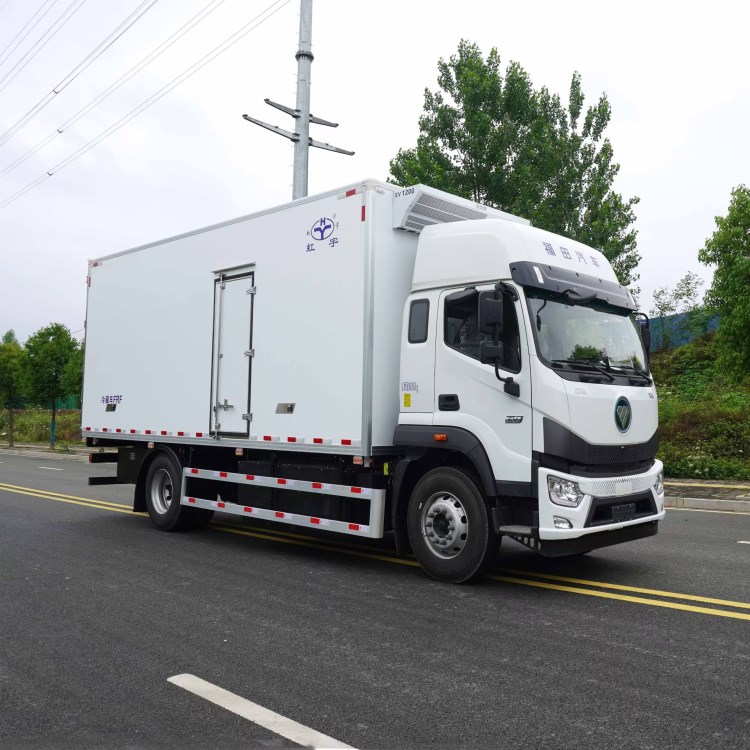 6.6米福田欧航智蓝246度电冷藏车