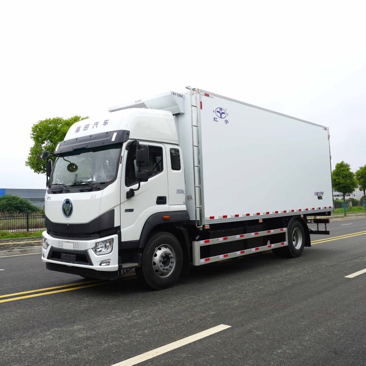 6.6米福田欧航智蓝246度电冷藏车