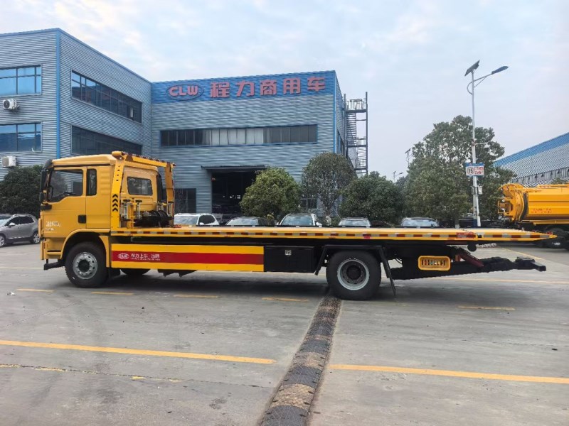 陕汽德龙L3000清障车10吨板
