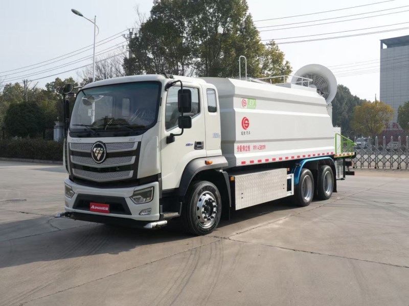 奔驰欧曼·后双桥·纯电动·抑尘车