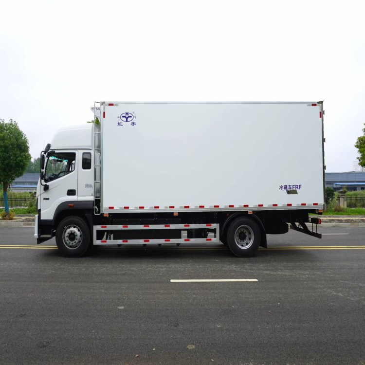 福田欧航智蓝246度电冷藏车
