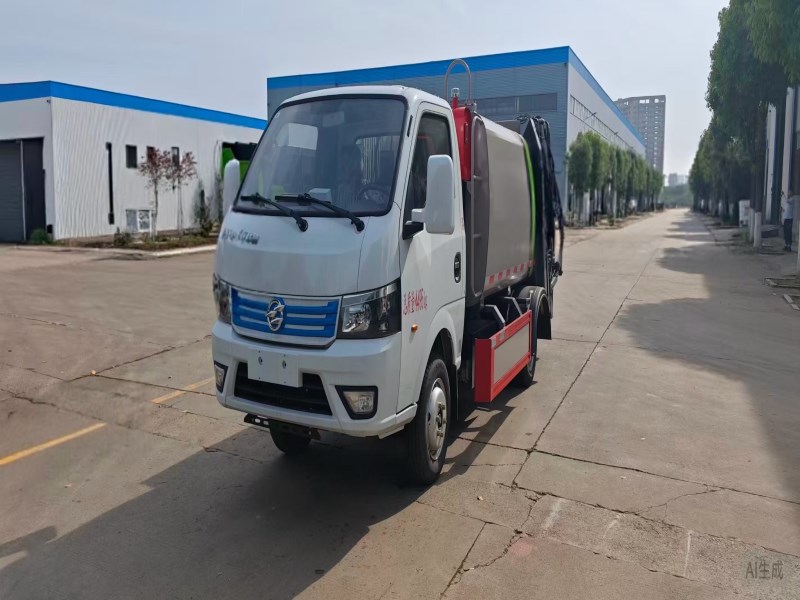 东风华神纯电动压缩垃圾车