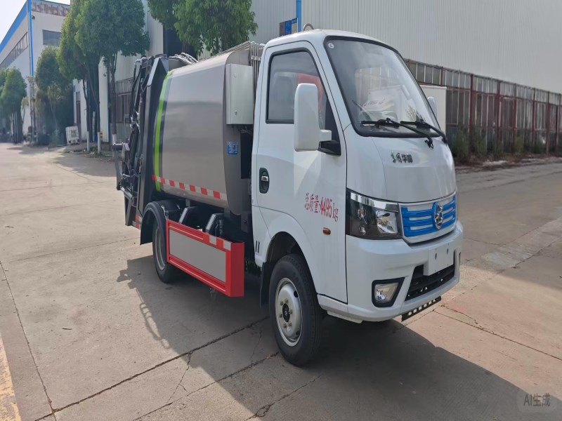 东风华神纯电动压缩垃圾车